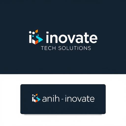 Detailed graphic design showcasing the new company logo and comprehensive brand guidelines developed for 'Innovate Tech Solutions'.