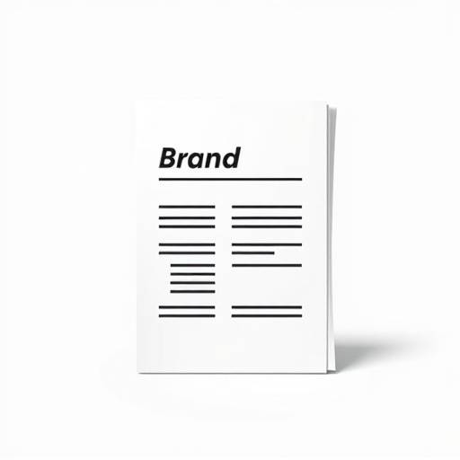 Icon depicting a document with design elements, representing brand guidelines.
