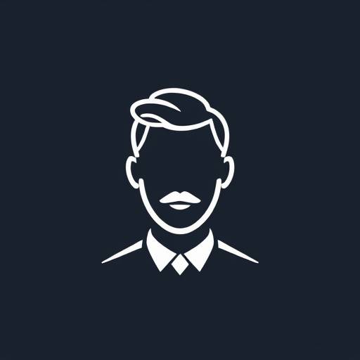Icon illustrating a head and shoulders portrait, representing headshot photography.
